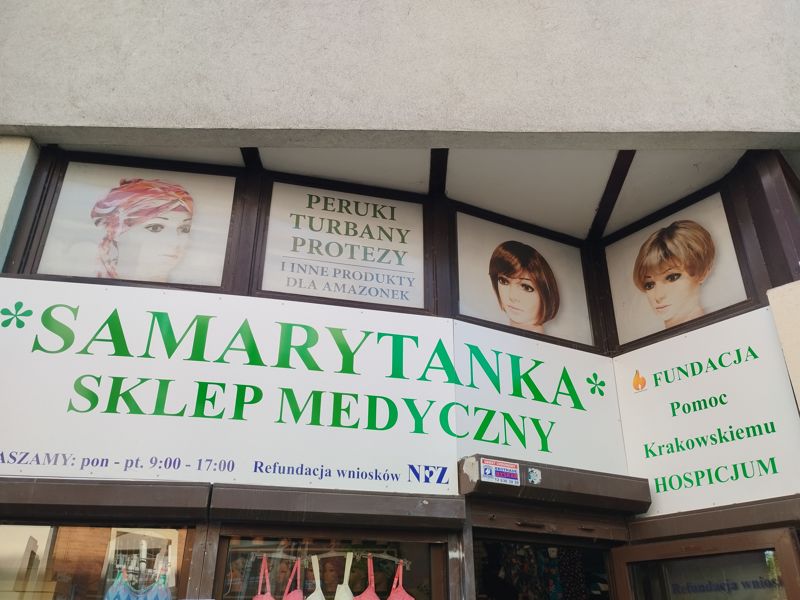 Sklep medyczny Samarytanka, Kraków ul. Garncarska 11