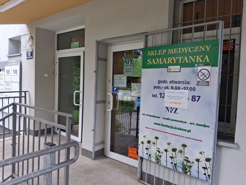 Sklep medyczny Samarytanka, Kraków ul. Białoruska 15